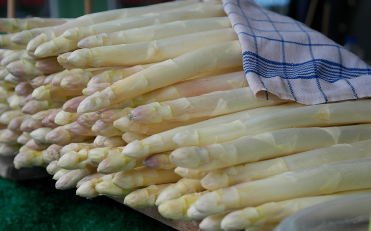 hvite asparges